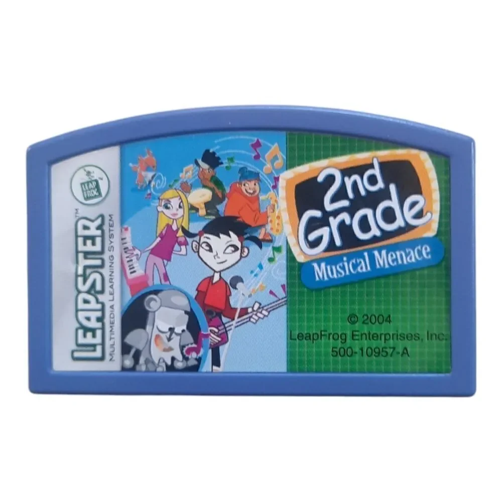 Leapfrog Leapster 2nd Grade Musical Menace Game Cartridge Only